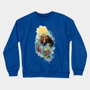 The Bear Fishing Crewneck Sweatshirt